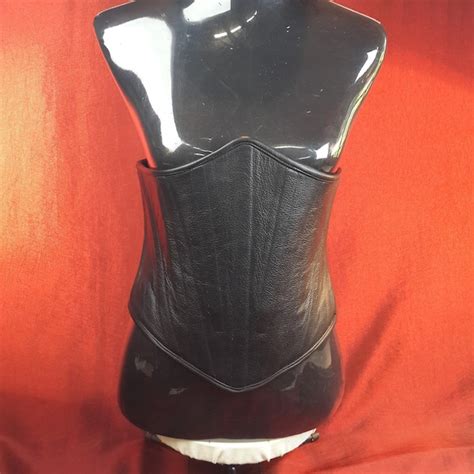 leather corset male|exposed boning corsets male designer.